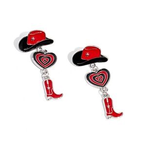 Cowboy Boots & Hat Earrings